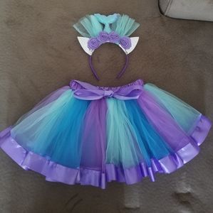 Mermaid tutu & Headband Set